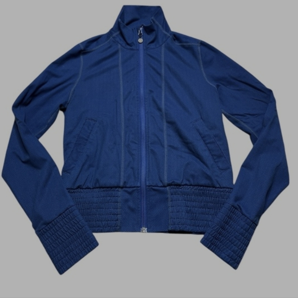 lululemon athletica Men's Chevron Blue Bomber Jacket